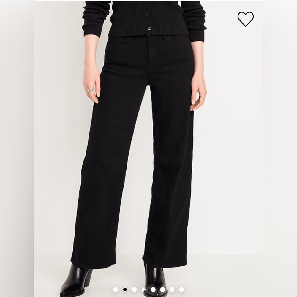 Old Navy High Waisted Wow Wide Legged Jeans. - Picture 3 of 6
